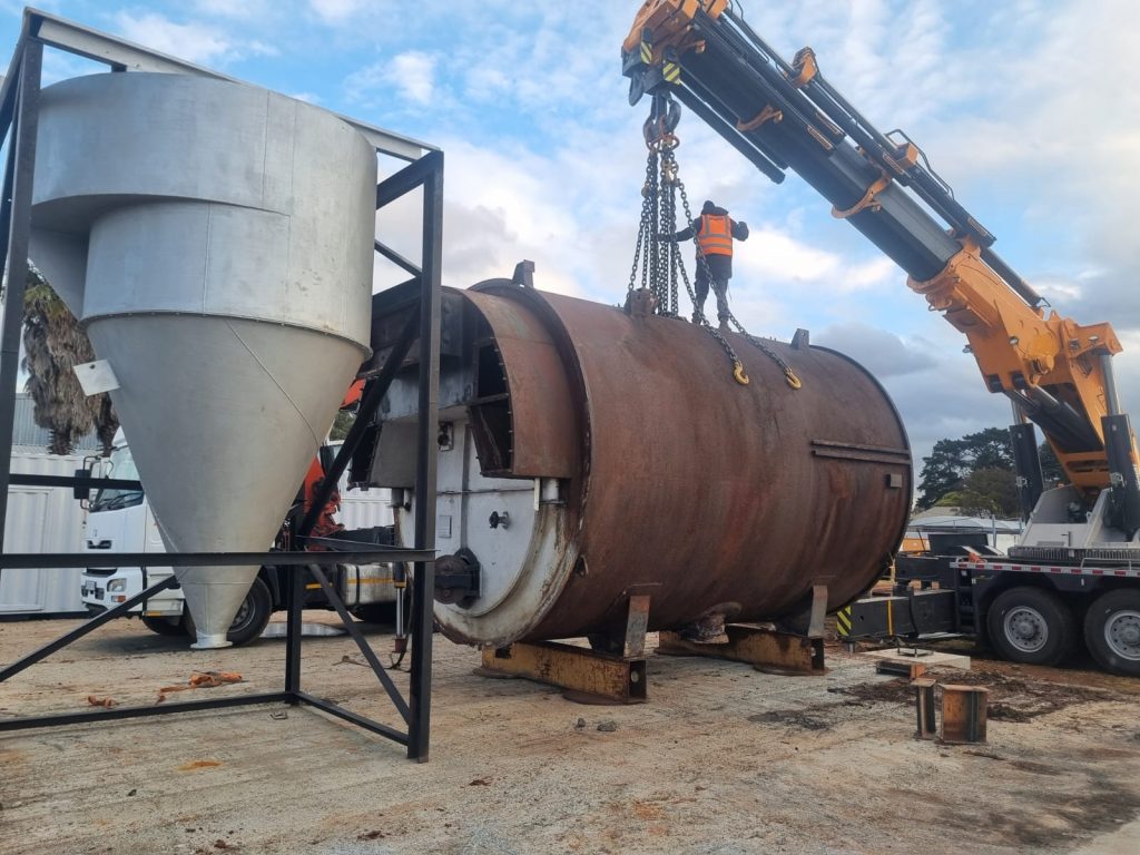 10 ton high pressure John Thompson coal fired. R5.7mill ex Vat ex works. 10 ton high pressure John Thompson coal fired. R5.7mill ex Vat ex works.